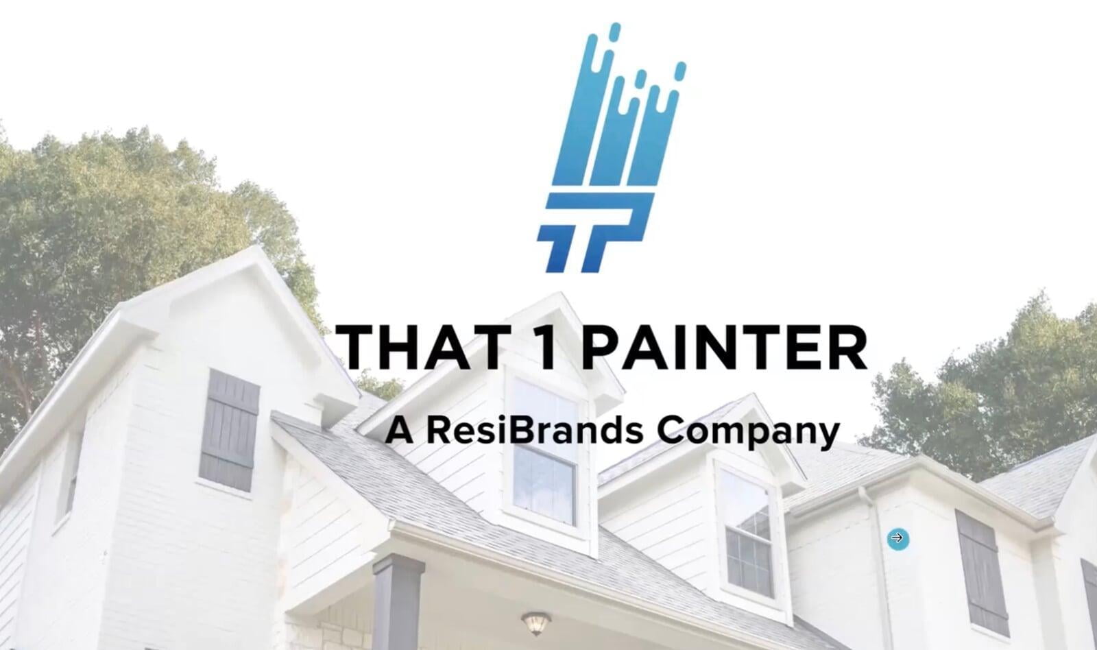 Join The Fastest Growing Painting Franchise - That 1 Painter